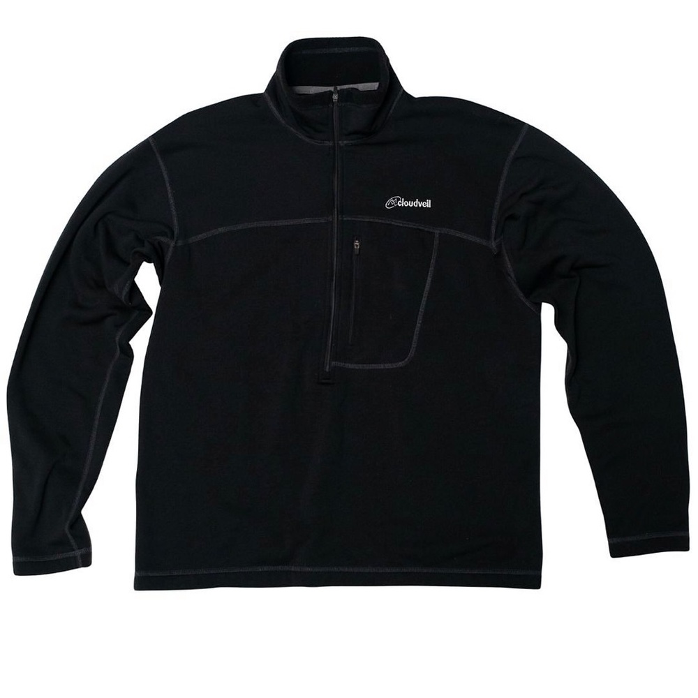 Cloudveil Pullover Zip-up Black Size Large